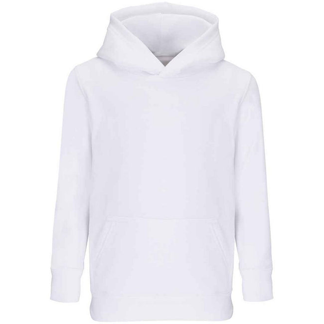 White - Front - SOLS Childrens-Kids Connor Hoodie