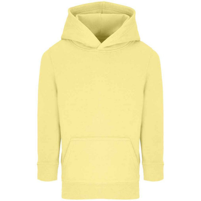 Light Yellow - Front - SOLS Childrens-Kids Connor Hoodie