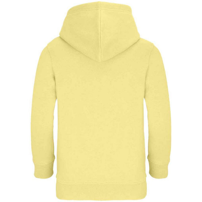 Light Yellow - Back - SOLS Childrens-Kids Connor Hoodie