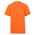 Orange - Back - Fruit of the Loom Childrens-Kids Value T-Shirt