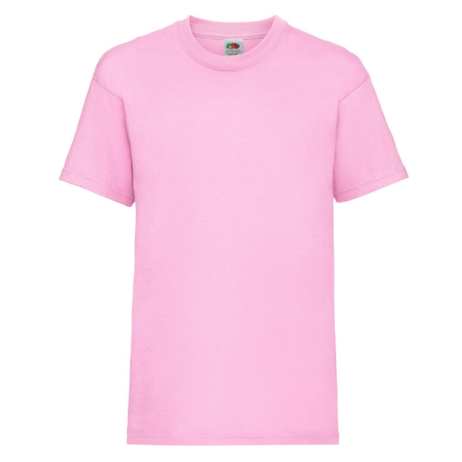 Light Pink - Front - Fruit of the Loom Childrens-Kids Value T-Shirt
