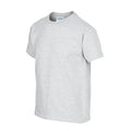 Ash - Side - Gildan Childrens-Kids Plain Cotton Heavy T-Shirt