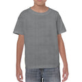 Graphite - Front - Gildan Childrens-Kids Heavy Cotton Heather T-Shirt