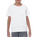 White - Lifestyle - Gildan Childrens-Kids Cotton Heavy T-Shirt