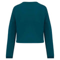 Peacock Green - Back - Native Spirit Womens-Ladies Oversized Crop Sweatshirt