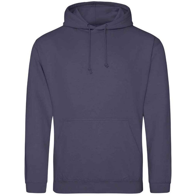 Shark Grey - Front - AWDis Cool Unisex Adult College Hoodie