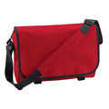 Classic Red - Front - Bagbase Contrast Detail Messenger Bag