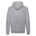 Heather Grey - Back - Fruit Of The Loom Unisex Adult Lightweight Hooded Sweatshirt