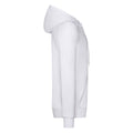 White - Side - Fruit Of The Loom Unisex Adult Lightweight Hooded Sweatshirt