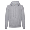 Heather Grey - Front - Fruit Of The Loom Unisex Adult Lightweight Hooded Sweatshirt