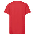 Red - Back - Fruit Of The Loom Childrens-Kids Original T-Shirt