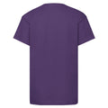 Purple - Back - Fruit Of The Loom Childrens-Kids Original T-Shirt
