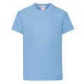 Sky Blue - Front - Fruit Of The Loom Childrens-Kids Original T-Shirt