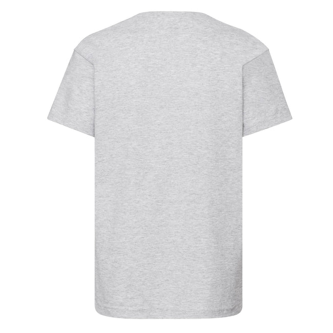 Heather Grey - Back - Fruit of the Loom Childrens-Kids Original Heather T-Shirt