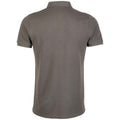 Soft Grey - Back - NEOBLU Mens Owen Pique Polo Shirt