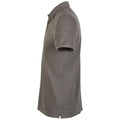 Soft Grey - Side - NEOBLU Mens Owen Pique Polo Shirt
