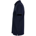 Night Blue - Side - NEOBLU Mens Owen Pique Polo Shirt