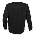 Black - Back - SF Unisex Adult Slogan Drop Shoulder Long-Sleeved T-Shirt