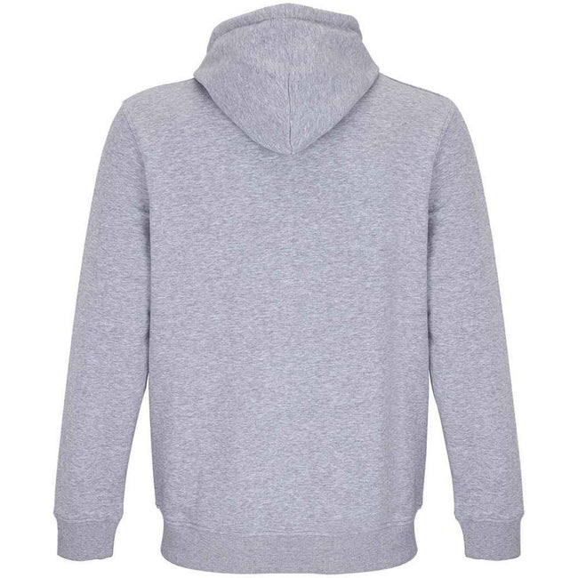 Grey Marl - Back - SOLS Unisex Adult Calipso Marl Full Zip Hoodie