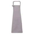 Silver - Front - Premier Unisex Adult Calibre Bibbed Apron
