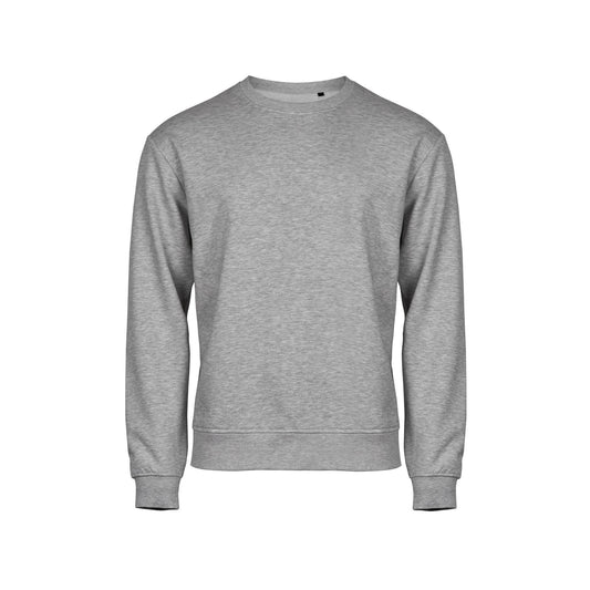 Heather Grey - Front - Tee Jays Mens Power Organic Heather Sweatshirt
