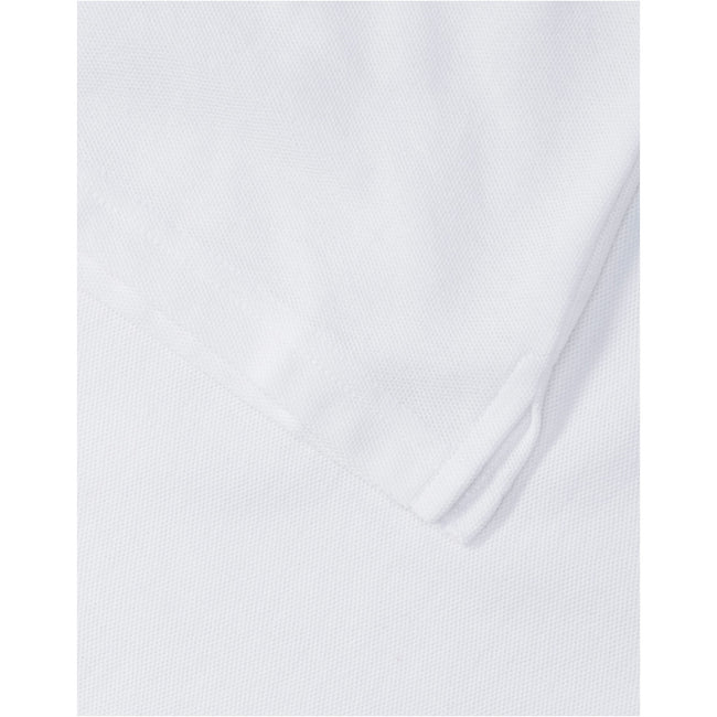 White - Pack Shot - Russell Womens-Ladies Pique Polo Shirt