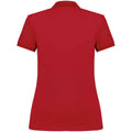 Poppy Red - Back - Native Spirit Womens-Ladies Pique Polo Shirt
