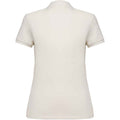 Ivory - Back - Native Spirit Womens-Ladies Pique Polo Shirt