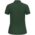 Forest Green - Back - Native Spirit Womens-Ladies Pique Polo Shirt