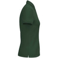 Forest Green - Side - Native Spirit Womens-Ladies Pique Polo Shirt