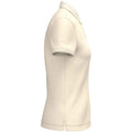 Raw Natural - Side - Native Spirit Womens-Ladies Pique Polo Shirt