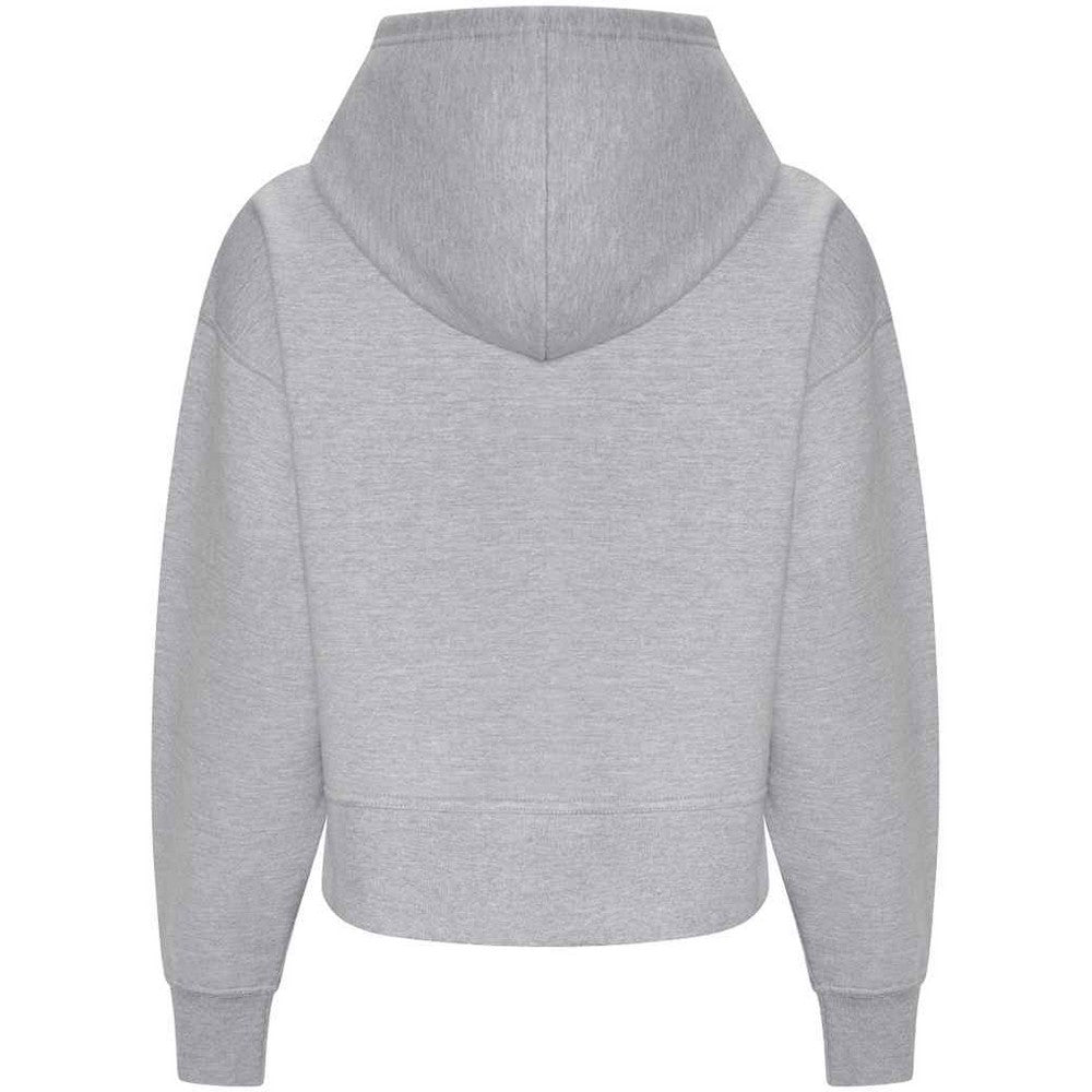 Heather Grey - Back - Awdis Womens-Ladies Heather Hoodie