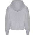 Heather Grey - Back - Awdis Womens-Ladies Heather Hoodie