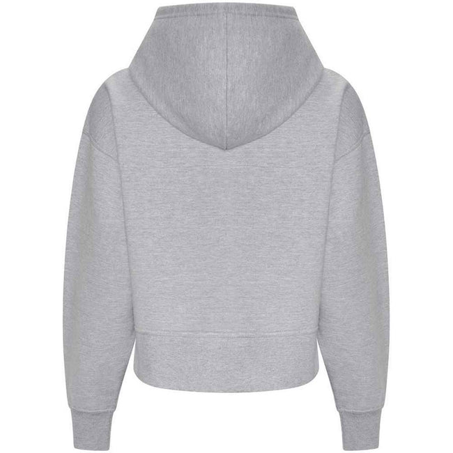 Heather Grey - Back - Awdis Womens-Ladies Heather Hoodie