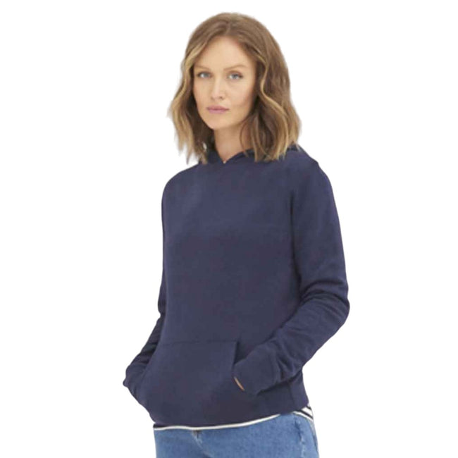 Navy - Back - Ecologie Unisex Adult Corcovado Organic Hoodie