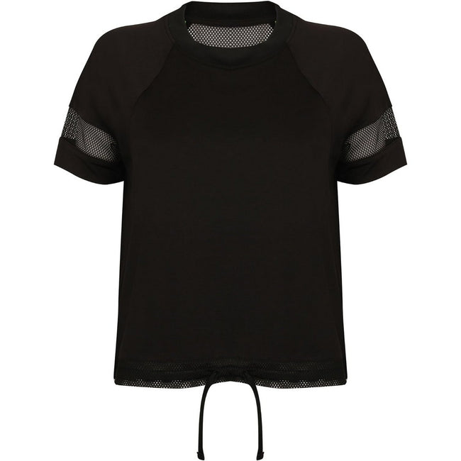 Black - Front - Tombo Womens-Ladies Over T-Shirt