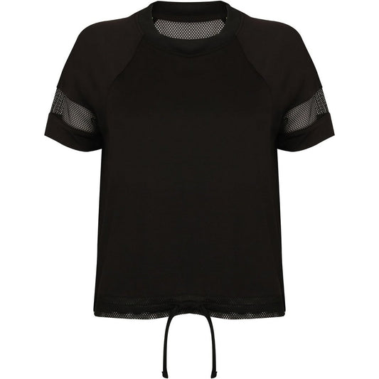 Black - Front - Tombo Womens-Ladies Over T-Shirt