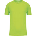 Lime - Front - Proact Mens Performance Short-Sleeved T-Shirt
