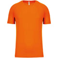 Fluorescent Orange - Front - Proact Mens Performance Short-Sleeved T-Shirt