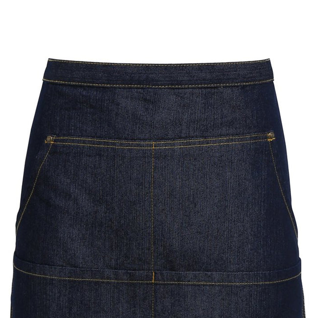 Indigo Denim - Back - Premier Unisex Adult Waist Apron