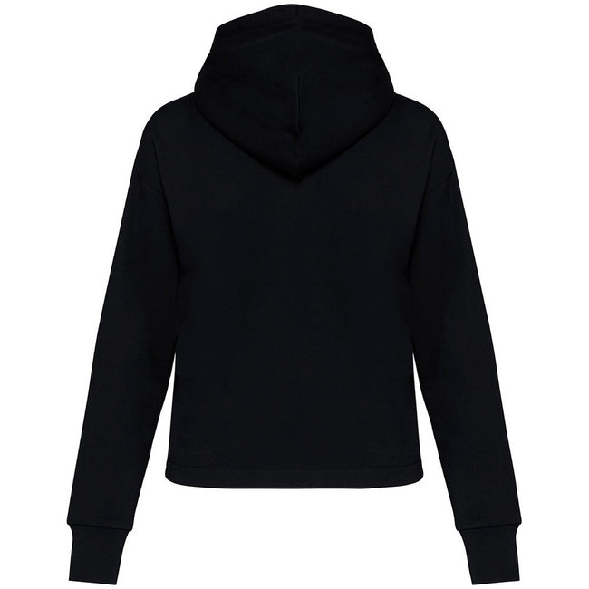 Black - Back - Native Spirit Womens-Ladies Full Zip Hoodie