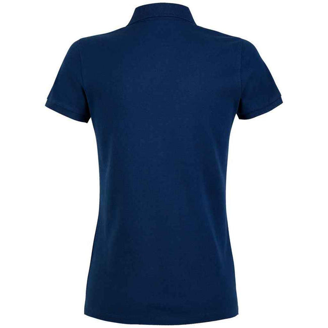 Deep Blue - Back - NEOBLU Womens-Ladies Owen Piqué Polo Shirt