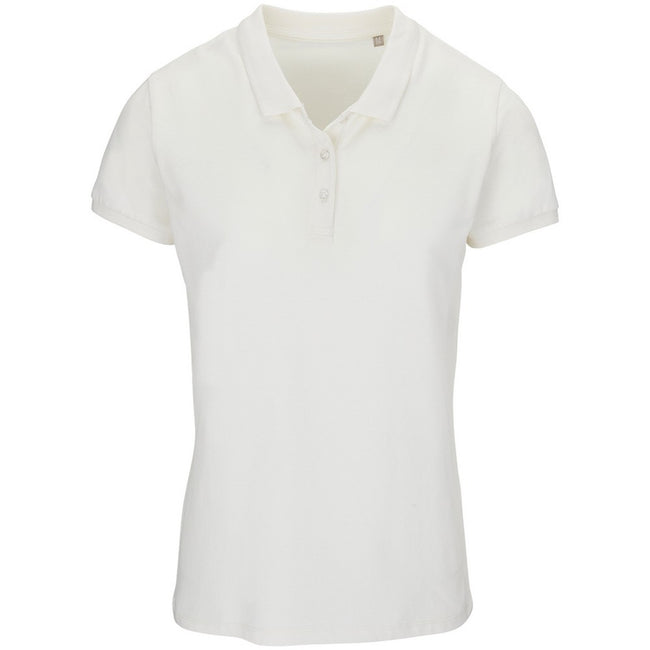Off White - Front - SOLS Womens-Ladies Planet Piqué Organic Polo Shirt