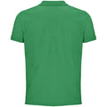 Spring Green - Back - SOLS Mens Planet Piqué Organic Polo Shirt