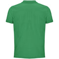 Spring Green - Back - SOLS Mens Planet Piqué Organic Polo Shirt