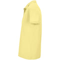 Light Yellow - Side - SOLS Mens Planet Piqué Organic Polo Shirt