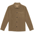 Camel - Front - Native Spirit Mens Corduroy Washed Jacket