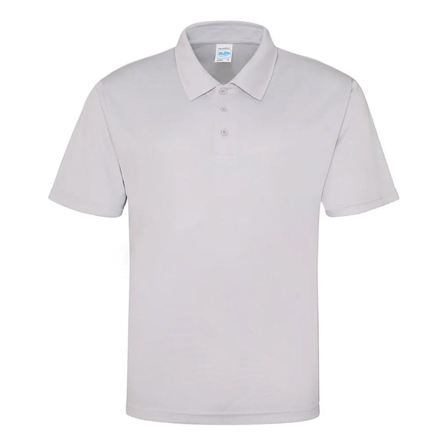 Heather Grey - Back - AWDis Cool Childrens-Kids Cool Polo Shirt