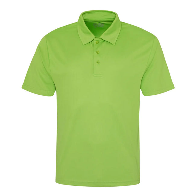 Lime - Front - AWDis Cool Childrens-Kids Cool Polo Shirt