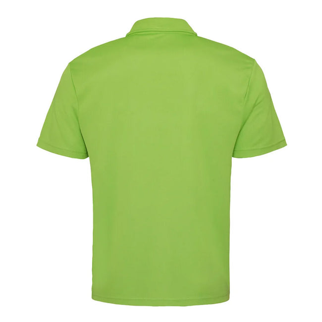 Lime - Back - AWDis Cool Childrens-Kids Cool Polo Shirt